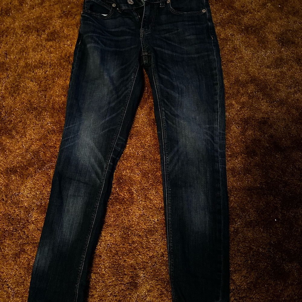 Express Dark Wash Skinny Jeans